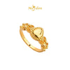 MASDORA 916 Gold Ring Rings Cincin Emas ~ HG Golden Pebble  (EMAS 916/22K)