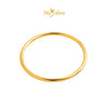 MASDORA 999 Gold Bangle Gelang Tangan Emas ~ Simple Plain Round (EMAS 999/24K)