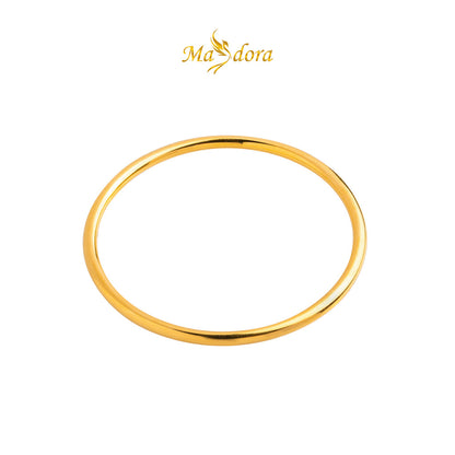 MASDORA 999 Gold Bangle Gelang Tangan Emas ~ Simple Plain Round (EMAS 999/24K)