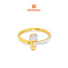 MASDORA 916 Gold Ring Rings Cincin Emas ~ Duotone Mini Sturdy Safety Pin (EMAS 916/22K)