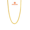 MASDORA 916 Gold Necklace Rantai Leher Emas ~ Lipan Licin 2mm (EMAS 916/22K)