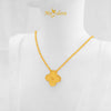 MASDORA 916 Gold Necklace Rantai Leher Emas ~ Clover - XL (EMAS 916/22K)