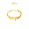 MASDORA 916 Gold Ring Rings Cincin Emas ~ Sparkling Braided Solitaire Gold (EMAS 916/22K)