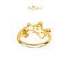 MASDORA 916 Gold Ring Rings Cincin Emas ~ HG Triple Genuine Butterfly (EMAS 916/22K)