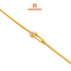 MASDORA 916 Gold Bracelet Rantai Tangan Emas ~ Duotone Safety Pin Chain (EMAS 916/22K)