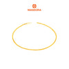 MASDORA 916 Gold Bracelet Rantai Tangan Emas ~ Golden Mini Plain Solid Chain (EMAS 916/22K)