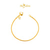 MASDORA 916 Gold Bracelet Rantai Tangan Emas ~ Spiga Chain Fluffy Love (EMAS 916/22K)