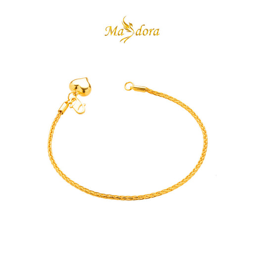 MASDORA 916 Gold Bracelet Rantai Tangan Emas ~ Spiga Chain Fluffy Love (EMAS 916/22K)