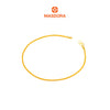 MASDORA 916 Gold Bracelet Rantai Tangan Emas ~ Golden Mini Plain Solid Chain (EMAS 916/22K)