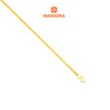 MASDORA 916 Gold Bracelet Rantai Tangan Emas ~ Golden Mini Plain Solid Chain (EMAS 916/22K)