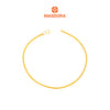 MASDORA 916 Gold Bracelet Rantai Tangan Emas ~ Golden Mini Plain Solid Chain (EMAS 916/22K)