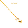 MASDORA 916 Gold Bracelet Rantai Tangan Emas ~ Spiga Chain Fluffy Love (EMAS 916/22K)