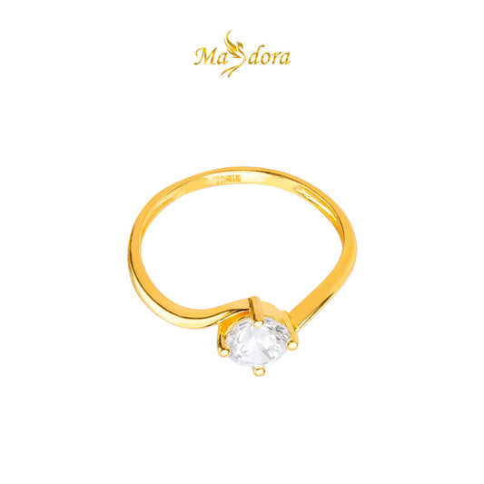 MASDORA 916 Gold Ring Rings Cincin Emas ~ Solitaire Gold (EMAS 916/22K)