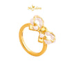 MASDORA 999 Gold Ring Rings Cincin Emas ~ Pretzel Ribbon Edition (EMAS 999/24K)