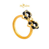 MASDORA 999 Gold Ring Rings Cincin Emas ~ Pretzel Ribbon Edition (EMAS 999/24K)