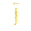 MASDORA 916 Gold Charms Charm Emas ~ Alphabet J (EMAS 916/22K)