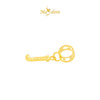 MASDORA 916 Gold Charms Charm Emas ~ Alphabet J (EMAS 916/22K)