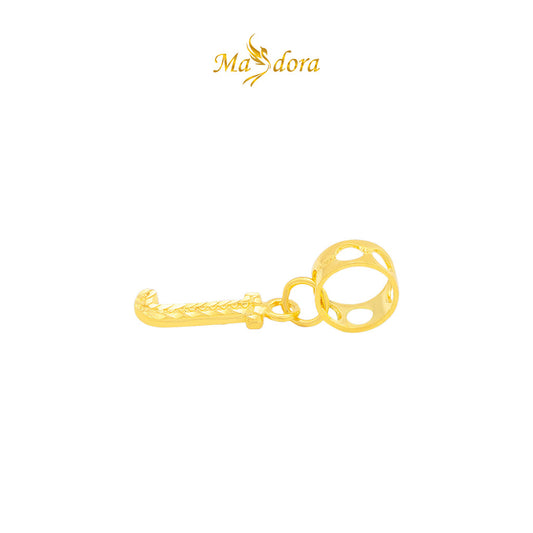 MASDORA 916 Gold Charms Charm Emas ~ Alphabet J (EMAS 916/22K)