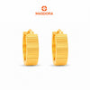MASDORA 916 Gold Earrings Earring Subang Emas ~ Golden Lined Cutting (EMAS 916/22K)