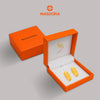 MASDORA 916 Gold Earrings Earring Subang Emas ~ Golden Lined Cutting (EMAS 916/22K)