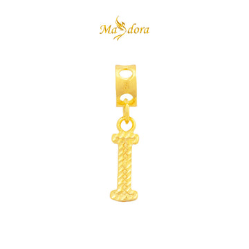 MASDORA 916 Gold Charms Charm Emas ~ Alphabet I (EMAS 916/22K)