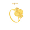 MASDORA 916 Gold Ring Rings Cincin Emas ~ Clover VC (EMAS 916/22K)