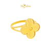 MASDORA 916 Gold Ring Rings Cincin Emas ~ Clover VC (EMAS 916/22K)