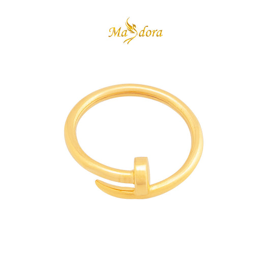 MASDORA 916 Gold Ring Rings Cincin Emas ~ Just A Nail (EMAS 916/22K)