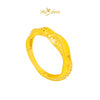 MASDORA 916 Gold Ring Rings Cincin Emas ~ Spiral Flower (EMAS 916/22K)