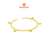 MASDORA 916 Gold Bracelet Rantai Tangan Emas ~ Mini Shining Sauh (5L) (EMAS 916/22K)