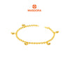 MASDORA 916 Gold Bracelet Rantai Tangan Emas ~ Mini Shining Sauh (5L) (EMAS 916/22K)