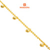 MASDORA 916 Gold Bracelet Rantai Tangan Emas ~ Mini Shining Sauh (5L) (EMAS 916/22K)