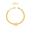 MASDORA 916 Gold Bracelet Rantai Tangan Emas ~ Sparkling Lucky Boba (EMAS 916/22K)