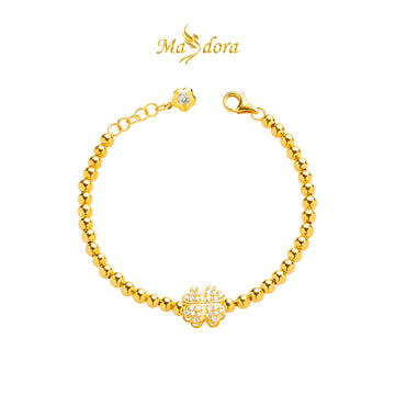 MASDORA 916 Gold Bracelet Rantai Tangan Emas ~ Sparkling Lucky Boba (EMAS 916/22K)