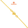 MASDORA 916 Gold Bracelet Rantai Tangan Emas ~ Shining Sauh Amid Fluffy Love (EMAS 916/22K)