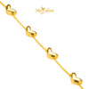MASDORA 916 Gold Bracelet Rantai Tangan Emas ~ Solid Even Love Chain (EMAS 916/22K)