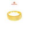 MASDORA 916 Gold Ring Rings Cincin Emas ~ HG Oro Diamond Glitz (8mm) (EMAS 916/22K)