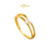 MASDORA 916 Gold Ring Rings Cincin Emas ~ Sparkling Facile V (EMAS 916/22K)