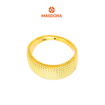 MASDORA 916 Gold Ring Rings Cincin Emas ~ HG Oro Diamond Glitz (8mm) (EMAS 916/22K)