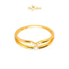 MASDORA 916 Gold Ring Rings Cincin Emas ~ Sparkling Facile V (EMAS 916/22K)
