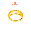 MASDORA 916 Gold Ring Rings Cincin Emas ~ HG Oro Diamond Glitz (8mm) (EMAS 916/22K)