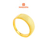 MASDORA 916 Gold Ring Rings Cincin Emas ~ HG Oro Diamond Glitz (8mm) (EMAS 916/22K)