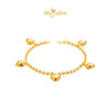 MASDORA 916 Gold Bracelet Rantai Tangan Emas ~ Shining Sauh Fluffy Love (5L) (EMAS 916/22K)