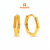 MASDORA 916 Gold Earrings Earring Subang Emas ~ Golden Sharp Bamboo (EMAS 916/22K)
