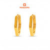 MASDORA 916 Gold Earrings Earring Subang Emas ~ Golden Sharp Bamboo (EMAS 916/22K)