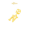 MASDORA 916 Gold Charms Charm Emas ~ Alphabet N (EMAS 916/22K)