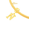 MASDORA 916 Gold Charms Charm Emas ~ Alphabet N (EMAS 916/22K)