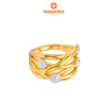MASDORA 916 Gold Ring Rings Cincin Emas ~ HG Star Crisscross (EMAS 916/22K)