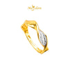 MASDORA 916 Gold Ring Rings Cincin Emas ~ Duotone DNA Diamond Cut (EMAS 916/22K)