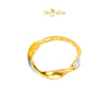 MASDORA 916 Gold Ring Rings Cincin Emas ~ Duotone DNA Diamond Cut (EMAS 916/22K)